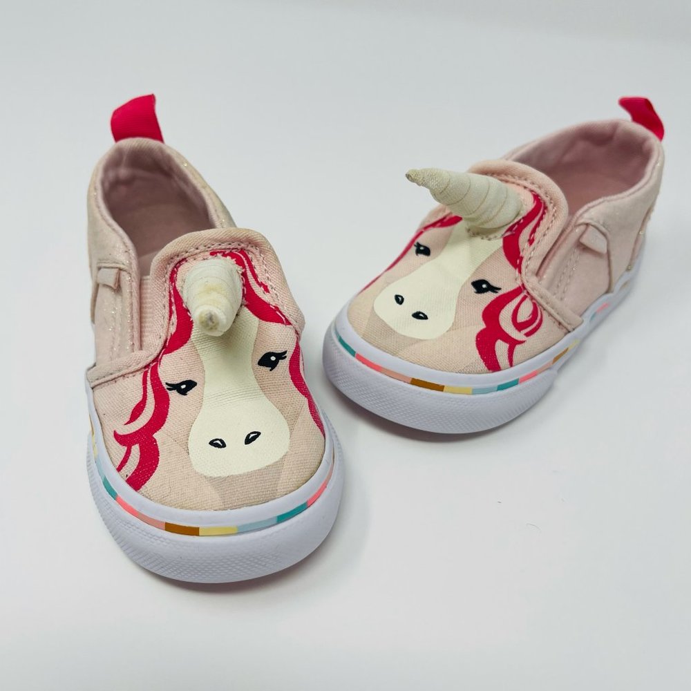 Vans Pink Unicorn Baby Shoes